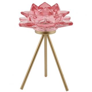 Svietnik FlowerAzu Light Pink