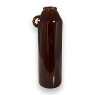 Váza z recyklovaného skla Jug High Dark Brown