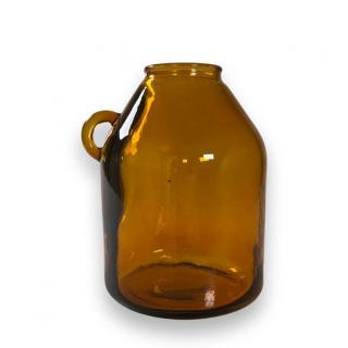 Váza z recyklovaného skla Jug Low Bronze