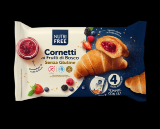 nutrifree bezlepkové Cornetti s lesným ovocím