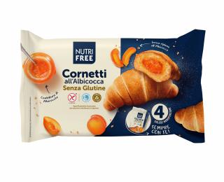 Nutrifree bezlepkové Cornetti s marhuľovou plnkou
