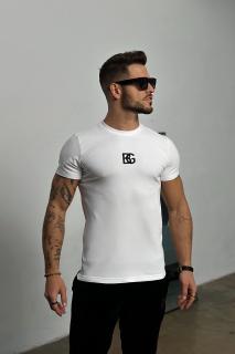 PÁNSKE TRIČKO BG SIGNATURE | BIELO - ČIERNA Veľkosť: XL