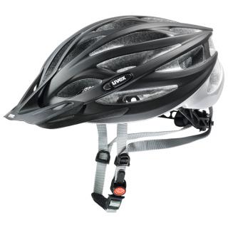 Cyklistická MTB prilba UVEX HELMA OVERSIZE BLACK MAT-SILVER