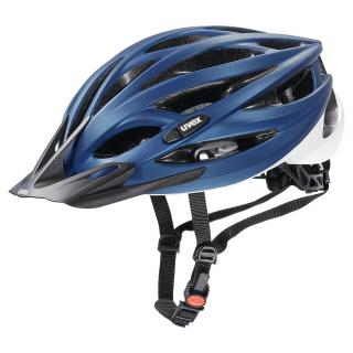 Cyklistická MTB prilba UVEX HELMA OVERSIZE BLUE-WHITE MAT