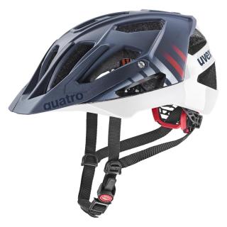 Cyklistická MTB prilba UVEX HELMA QUATRO CC DEEP SPACE-WHITE MAT VELIKOST: 52-57
