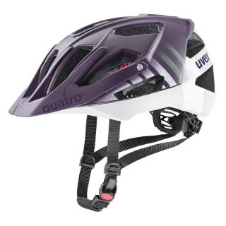 Cyklistická MTB prilba UVEX HELMA QUATRO CC PLUM-WHITE MAT VELIKOST: 52-57