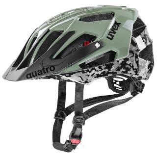 Cyklistická MTB prilba UVEX HELMA QUATRO PIXELCAMO - OLIVE VELIKOST: 52-57