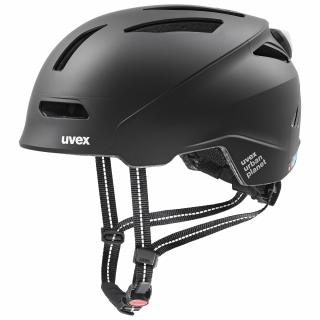 Cyklistická prilba UVEX HELMA URBAN PLANET LED BLACK MATT VELIKOST: 54-58