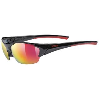 Cyklistické okuliare UVEX BRÝLE BLAZE III BLACK RED / MIR.RED