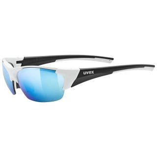 Cyklistické okuliare UVEX BRÝLE BLAZE III WHITE BLACK MAT/MIR.BLUE