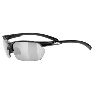 Cyklistické okuliare UVEX BRÝLE SPORTSTYLE 114 BLACK MAT/LTM.SILVER