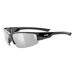 Cyklistické okuliare UVEX BRÝLE SPORTSTYLE 215 BLACK / LTM.SILVER