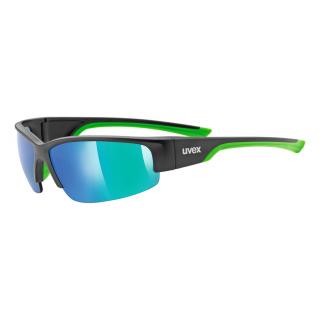 Cyklistické okuliare UVEX BRÝLE SPORTSTYLE 215 BLACK M.GRE./MIR.GRE