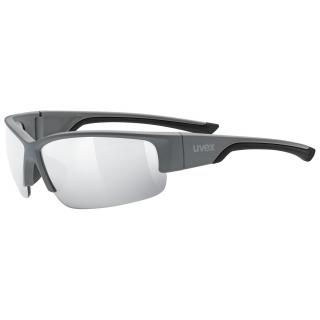 Cyklistické okuliare UVEX BRÝLE SPORTSTYLE 215 GREY MAT/LTM.SILVER