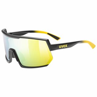 Cyklistické okuliare UVEX BRÝLE SPORTSTYLE 235 SUNBEE-BLACK MAT/MIR.YELLOW