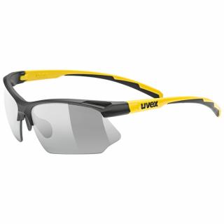 Cyklistické okuliare UVEX BRÝLE SPORTSTYLE 802 V BLACK MAT-SUNBEE/SMOKE