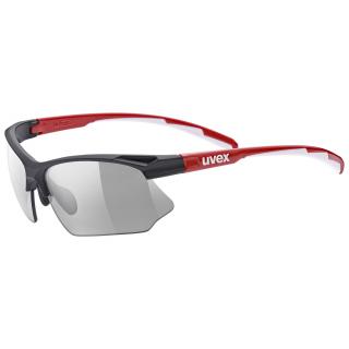 Cyklistické okuliare UVEX BRÝLE SPORTSTYLE 802 V BLK RED WHI/SMOKE