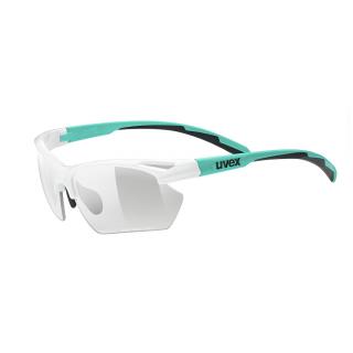 Cyklistické okuliare UVEX BRÝLE SPORTSTYLE 802 VARIO SMALL WHITE - MINT MAT