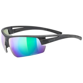 Cyklistické okuliare UVEX BRÝLE SPORTSTYLE OCEAN POLAVISION BLACK MAT / MIRROR GREEND