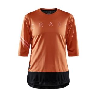 Dámsky cyklodres CRAFT CORE Offroad XT, oranžová Veľkosť: M
