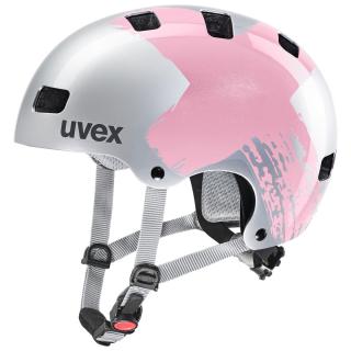 Detská prilba UVEX HELMA KID 3 SILVER-ROSÉ VELIKOST: 55-58
