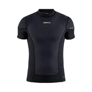Pánske termo tričko CRAFT Active Extreme X Wind, black/granite, veľ. S