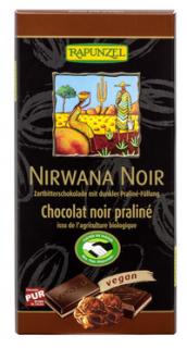 Čokoláda NIRWANA tmavá praliné 100g BIO RAPUNZEL