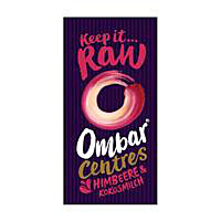 Čokoláda raw maliny-kokosové mlieko 35g BIO OMBAR
