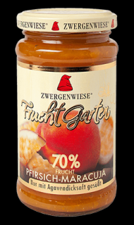 Džem broskyňa - maracuja 225g BIO ZWERGENWIESE
