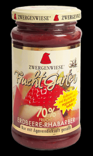 Džem jahoda - rebarbora 225g BIO ZWERGENWIESE