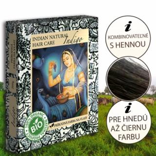 Henna farba na vlasy prírodná - indigo 200g BIO
