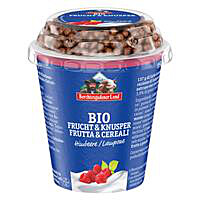 Jogurt malinový s čokoládovými guličkami 150g BIO BERCHTESGADENER LAND