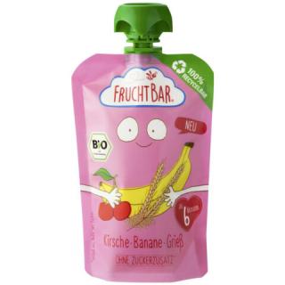 Kapsička čerešňa - banán - krupica 100g BIO FRU