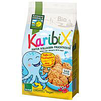 Keksíky ovsené s ovocím Karibix 125g BIO BOL