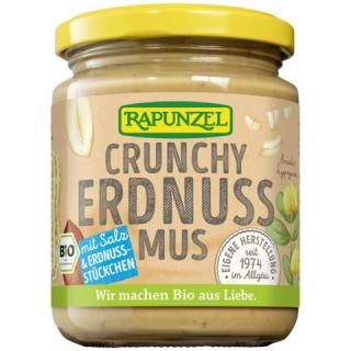 Maslo arašidové crunchy so soľou 250g BIO RAPUNZEL