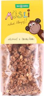 Muesli chrumkavé s čokoládou 300g BIO NEBIO