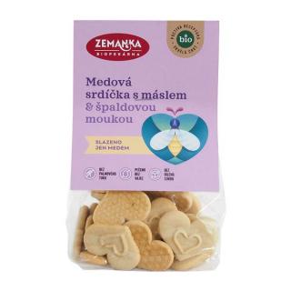 Srdiečka medové s maslom 100g BIO
