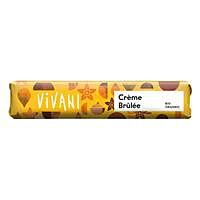 Tyčinka čokoládová Créme Brulée 40g BIO VIVANI