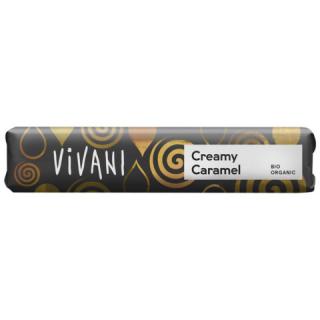 Tyčinka čokoládová krémový karamel 40g BIO VIVANI