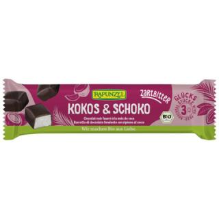 Tyčinka kokosová horká 50g BIO RAPUNZEL