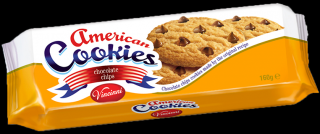 AMERICAN COOKIES 160g čokoládové sušienky