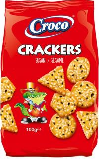 CROCO CRACKERS 100g sézamové krekry