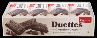 DUETTES CHOCOLATE 22g čokoládové koláčiky (Balenie:12ks 1ks od 0,20eur)