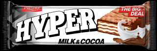 HYPER BLACK 50g čokoládovo/mliečna oblátka