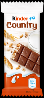 KINDER COUNTRY 23,5g mliečna tyčinka s cereáliami