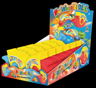 MULTICOROLL 30g žuvačka v dávkovači (Balenie:12ks 1ks od 0,65eur)