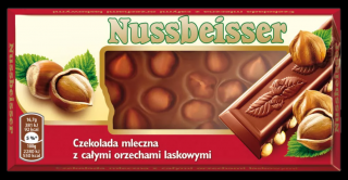 NUSSBEISSER 100g mliečna s lieskovými orechami