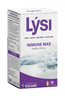 Immune MAX olej zo žraločej pečene Lysi 80 kaps