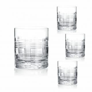 Yellowstone Whiskey brúsené poháre na nápoje 4 ks