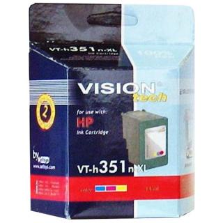 HP 351XL, color 19ml, Vision Tech kompatibilné